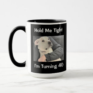Mug Photo de mignon chien effrayé à l'âge de 40 ans dr