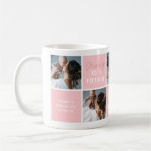 Mug Photo de Modern Pink Mom Collage (Gauche)