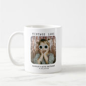 Mug Photo de naissance vintage (Gauche)