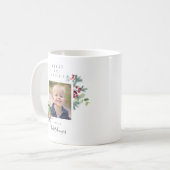 Mug Photo de Noël Joyeux et Joyeux jours fériés (Devant gauche)