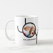 Mug Photo de Noël moderne (Gauche)