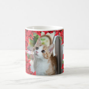 Mug Photo de Noël personnalisée pour animal de compagn