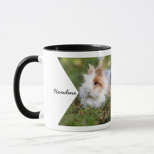Mug Photo de nom de compagnie familial double face (Gauche)