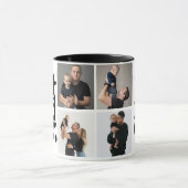 Mug Photo de papa de chien moderne (Centre)