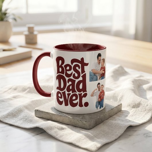 Mug Photo de papa de chien moderne le meilleur