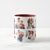 Mug Photo de papa de chien moderne le meilleur (Centre)