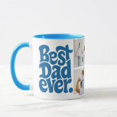Mug Photo de papa de chien moderne le plus génial (Gauche)