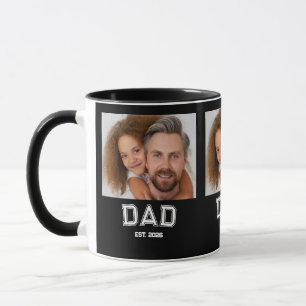 Mug Photo de papa minimal année d'établissement Nouvea