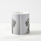 Mug Photo de portrait de chiot Schnauzer (Centre)