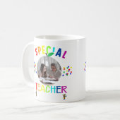 Mug Photo de professeur spécial inspirant (Devant gauche)