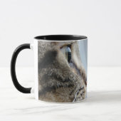 Mug Photo de profil de visage de chat (Gauche)