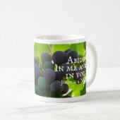 Mug Photo de Raisins Violets Évangile des Versets de l (Devant droit)