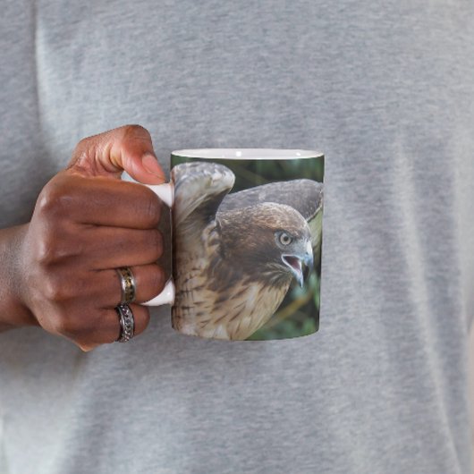 Mug Photo de rapace Buse à queue rousse
