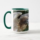 Mug Photo de rapace Buse à queue rousse (Gauche)
