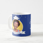 Mug Photo de remise de diplôme bleue (Devant gauche)