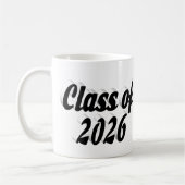 Mug Photo de remise des diplômes en noir pour la promo (Gauche)