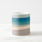 Mug Photo de scène de plage Aqua (Centre)