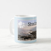 Mug Photo de Sky and Sea Empreintes de pattes Ajouter  (Devant gauche)