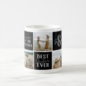 Mug Photo de soeur moderne Collage noir (Centre)