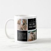 Mug Photo de soeur moderne Collage noir (Gauche)