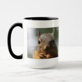Mug Photo de sourire d'écureuil mignon (Gauche)