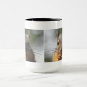 Mug Photo de sourire d'écureuil mignon (Centre)