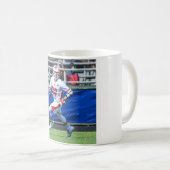 Mug Photo de sport de crosse personnalisée (Devant droit)