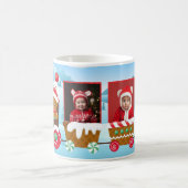 Mug photo de train de Noël personnalisable (Centre)