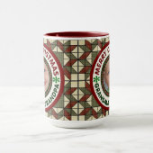 Mug Photo de vacances de grand-maman et de grand-papa (Centre)