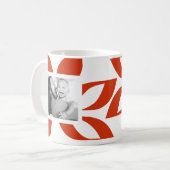 Mug Photo de vacances de Poinsettia Graphic (Devant gauche)