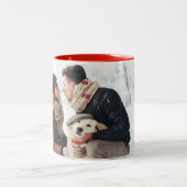 Mug photo de vacances joyeuses (Centre)