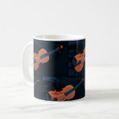 Mug Photo de violon en gros plan (Devant gauche)