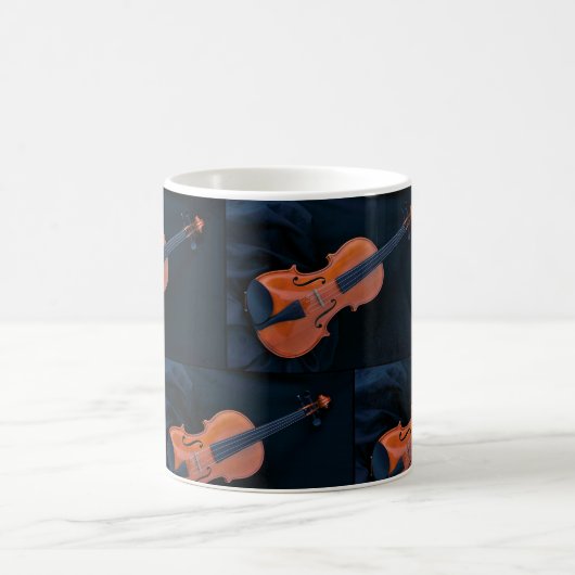 Mug Photo de violon en gros plan (Centre)