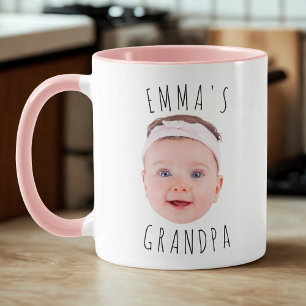 Mug Photo de visage de bébé personnalisée