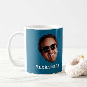 Mug Photo de visage personnalisée amusante