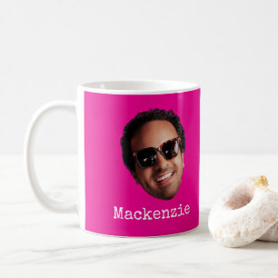Mug Photo de visage personnalisée amusante