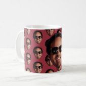 Mug Photo de visage personnalisée amusante (Devant gauche)