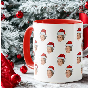Mug Photo de visage personnalisée Cadeau de Noël du Pè