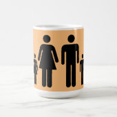 Mug Photo De Votre Famille Sur Un (Centre)