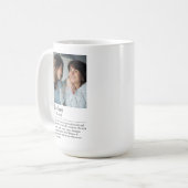 Mug Photo Définition Mère (Devant gauche)