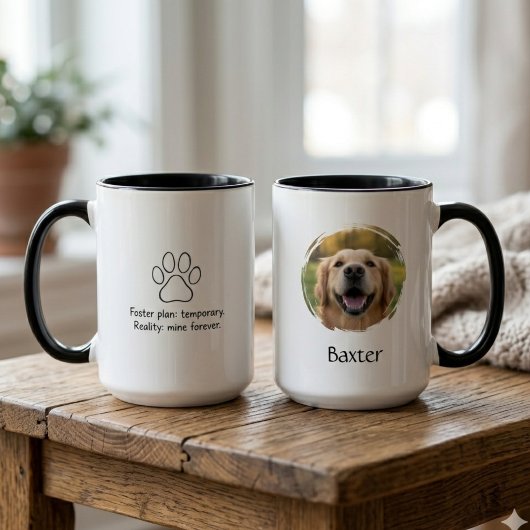 Mug Photo d'empreinte de patte d'échec de parrainage