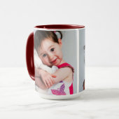 Mug Photo d'enfant, petit ami, conjoint, maman ou anim (Devant gauche)