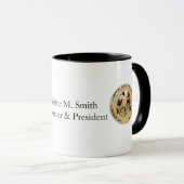 Mug Photo d'entreprise et logo (Devant droit)