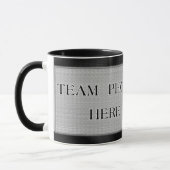 Mug PHOTO d'équipe, cadeaux de lutte de NOM pour des (Gauche)