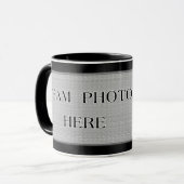 Mug PHOTO d'équipe, cadeaux de lutte de NOM pour des (Devant gauche)