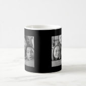 Mug Photo des meilleurs amis noir et blanc (Centre)