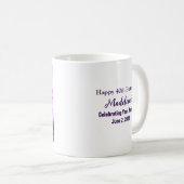 Mug Photo des vagues de l'océan Atlantique 40e anniver (Devant droit)