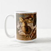 Mug Photo d'oiseaux de ferme - Bébés poussins (Gauche)