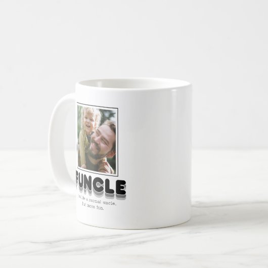 Mug Photo d'oncle de Funcle moderne (Devant gauche)