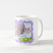 Mug Photo douce de pois de bébé (Devant droit)